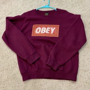 Obey crew neck